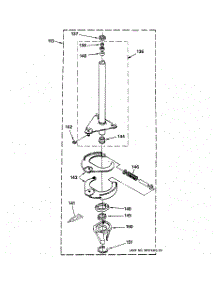 03 - Brake & Drive Parts parts for Ge Washer Dryer Combo WSM2480TCAWW from AppliancePartsPros.com