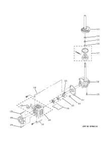 10 - Brake, Clutch, Gearcase, Motor & Pump parts for Ge Washer Dryer Combo WSM2480TCAWW from AppliancePartsPros.com