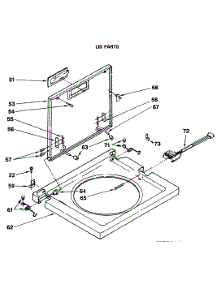 05 - Lid Parts parts for Ge Washer Dryer Combo WSM2480SAZWW from AppliancePartsPros.com