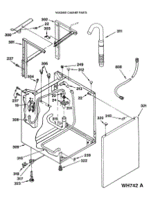 06 - Washer Cabinet Parts parts for Ge Washer Dryer Combo WSM2480SAZWW from AppliancePartsPros.com