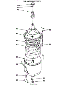 09 - Tub And Basket Parts parts for Ge Washer Dryer Combo WSM2480SAZAA from AppliancePartsPros.com