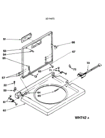 05 - Lid Parts parts for Ge Washer Dryer Combo WSM2420SCZWW from AppliancePartsPros.com
