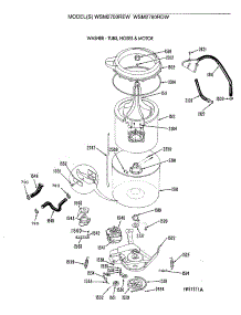 05 - Washer - Tubs, Hoses & Motor parts for Ge Washer Dryer Combo WSM2780RDW from AppliancePartsPros.com