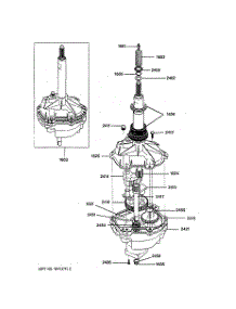 06 - Transmission Assembly parts for Ge Washer Dryer Combo WSM2780TAW from AppliancePartsPros.com