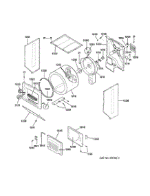 02 - Dryer-Cabinet, Drum & Heater parts for Ge Washer Dryer Combo WSM2780TDWWB from AppliancePartsPros.com