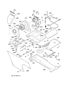 03 - Dryer Motor, Blower & Belt parts for Ge Washer Dryer Combo WSM2780TEWWB from AppliancePartsPros.com