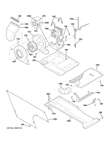 03 - Motor, Blower & Belt parts for Ge Washer Dryer Combo WSM2700HEWWW from AppliancePartsPros.com