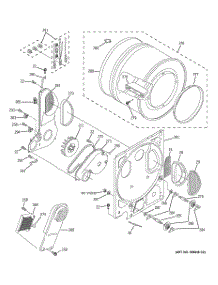 09 - Dryer Bulkhead Parts parts for Ge Washer Dryer Combo WSM2420D2WW from AppliancePartsPros.com