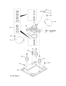 02 - Machine Base Parts parts for Ge Washer Dryer Combo WSM2420D1WW from AppliancePartsPros.com