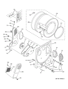 07 - Dryer Bulkhead Parts parts for Ge Washer Dryer Combo WSM2420D1WW from AppliancePartsPros.com