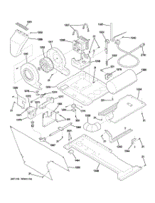 03 - Motor, Blower & Belt parts for Ge Washer Dryer Combo WSM2780DAWWW from AppliancePartsPros.com