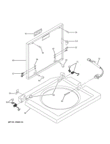 07 - Washer Top & Lid parts for Ge Washer Dryer Combo WSM2420D0CC from AppliancePartsPros.com