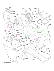 03 - Motor, Blower & Belt parts for Ge Washer Dryer Combo WSM2780WEWWW from AppliancePartsPros.com