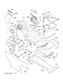 03 - Dryer Motor, Blower & Belt parts for Ge Washer Dryer Combo WSM2781WBWWW from AppliancePartsPros.com