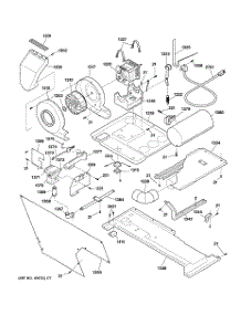 03 - Dryer Motor, Blower & Belt parts for Ge Washer Dryer Combo WSM2781WCWWW from AppliancePartsPros.com