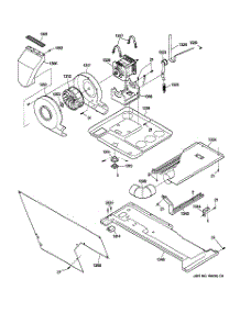 03 - Dryer Motor, Blower & Belt parts for Ge Washer Dryer Combo WSM2700WCWWW from AppliancePartsPros.com