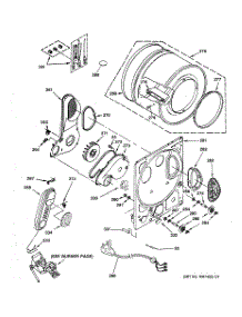 07 - Dryer Bulkhead Parts parts for Ge Washer Dryer Combo WSM2480TBAAA from AppliancePartsPros.com
