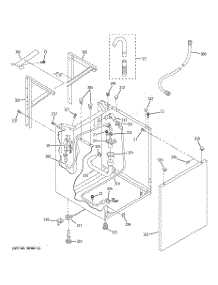 09 - Washer Cabinet & Dryer Support parts for Ge Washer Dryer Combo WSM2480TCAAA from AppliancePartsPros.com