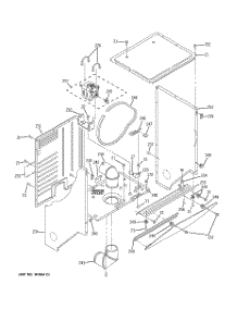 05 - Dryer Cabinet & Motor parts for Ge Washer Dryer Combo WSM2420TAACC from AppliancePartsPros.com
