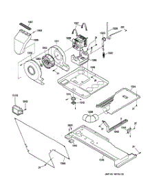 03 - Dryer Motor, Blower & Belt parts for Ge Washer Dryer Combo WSM2700WBAA from AppliancePartsPros.com