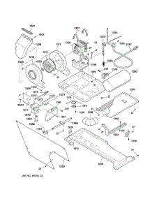 03 - Dryer Motor, Blower & Belt parts for Ge Washer Dryer Combo WSM2780WBWW from AppliancePartsPros.com