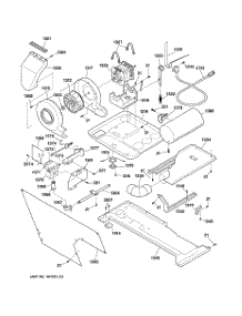 03 - Dryer Motor, Blower & Belt parts for Ge Washer Dryer Combo WSM2780WAWAA from AppliancePartsPros.com