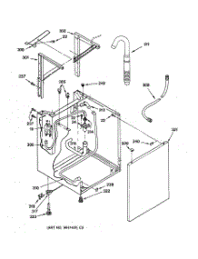 09 - Washer Cabinet Parts parts for Ge Washer Dryer Combo WSM2420TAAAA from AppliancePartsPros.com