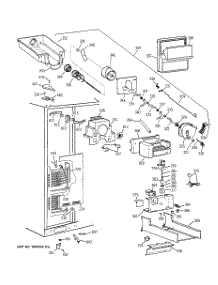 03 - Freezer Section parts for Ge Refrigerator TFX30PRYFAA from AppliancePartsPros.com