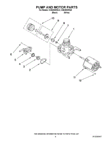 05 - Pump And Motor Parts parts for Maytag Dishwasher CDB4000WU0 from AppliancePartsPros.com