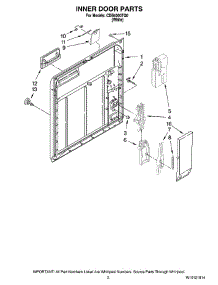 02 - Inner Door Parts parts for Maytag Dishwasher CDB4000TQ0 from AppliancePartsPros.com