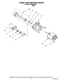 05 - Pump And Motor Parts parts for Maytag Dishwasher CDB4000TQ0 from AppliancePartsPros.com