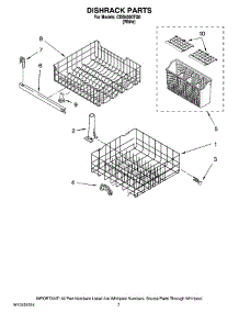 06 - Dishrack Parts, Optional Parts parts for Maytag Dishwasher CDB4000TQ0 from AppliancePartsPros.com