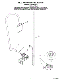 06 - Fill And Overfill Parts parts for Maytag Dishwasher CDB1500AWD10 from AppliancePartsPros.com