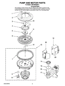08 - Pump And Motor Parts parts for Maytag Dishwasher CDB1500AWD10 from AppliancePartsPros.com