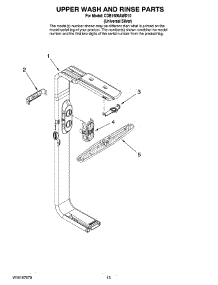 10 - Upper Wash And Rinse Parts, Optional Parts (Not Included) parts for Maytag Dishwasher CDB1500AWD10 from AppliancePartsPros.com