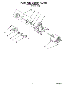 05 - Pump And Motor Parts parts for Maytag Dishwasher CDB4000TU0 from AppliancePartsPros.com