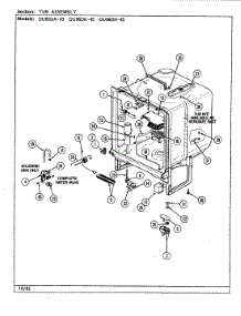 05 - Tub Assembly parts for Magic Chef Dishwasher DU96DK-45 from AppliancePartsPros.com