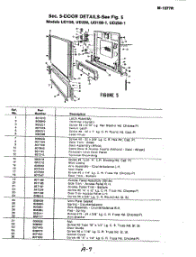 03 - Door Details parts for Magic Chef Dishwasher UD258 from AppliancePartsPros.com