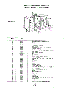 07 - Tub (Ud358-1) parts for Magic Chef Dishwasher MD358 from AppliancePartsPros.com