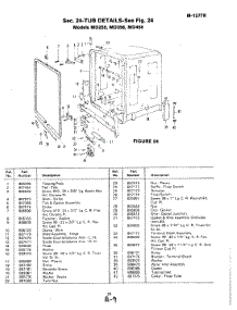 06 - Tub (Md358) parts for Magic Chef Dishwasher MD358 from AppliancePartsPros.com