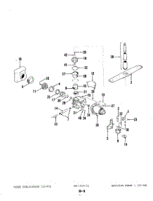 02 - Motor & Pump parts for Magic Chef Dishwasher DU90A-02 from AppliancePartsPros.com