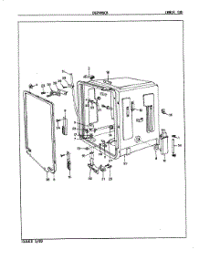 05 - Inner Tub parts for Magic Chef Dishwasher DU24H6CB from AppliancePartsPros.com