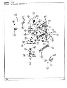 05 - Tub parts for Magic Chef Dishwasher CDC81DN-01 from AppliancePartsPros.com