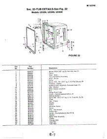 07 - Tub (Ud458) parts for Magic Chef Dishwasher UD458 from AppliancePartsPros.com