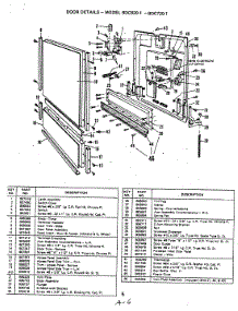 04 - Door Details parts for Magic Chef Dishwasher BDC720-1 from AppliancePartsPros.com