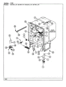 05 - Tub Assembly parts for Magic Chef Dishwasher DU65CA-35 from AppliancePartsPros.com