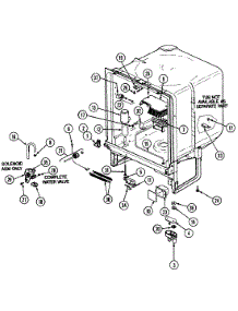 05 - Tub parts for Magic Chef Dishwasher DU55CA-55 from AppliancePartsPros.com