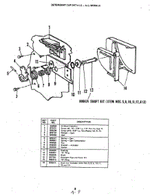 03 - Detergent Cup parts for Magic Chef Dishwasher BDC620-1 from AppliancePartsPros.com