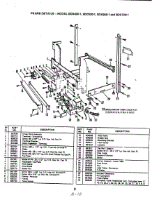 05 - Frame Details parts for Magic Chef Dishwasher BDC620-1 from AppliancePartsPros.com