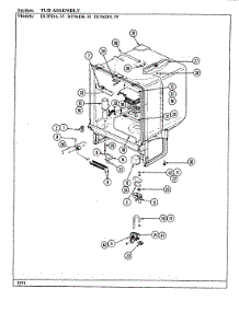 05 - Tub Assembly parts for Magic Chef Dishwasher DU85DA-35 from AppliancePartsPros.com